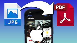 How To Convert Image To PDF on iPhone