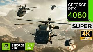 Battlefield 2042 : Black Hawk Down | RTX 4080 SUPER 16GB ( 4K Ultra Graphics RTX ON + DLSS ON )