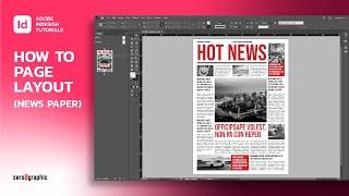 How to Create Page layout Design (News Paper) in Adobe Indesign CC