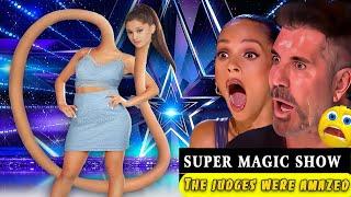 Sacred Riana Magician Surprises The Judges with Cutting Magic, winning the Golden Buzzer | AGT 2024