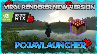 Pojav Launcher Virgl Renderer New Version  No lag ?!!  All Shaders