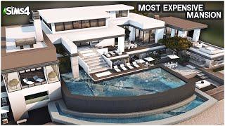 BILLIONAIRE'S MANSION: Biggest Sims 4 Mansion I've Ever Built! [No CC] - Speed Build | Kate Emerald