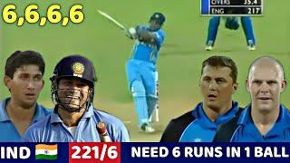 INDIA VS ENGLAND 3RD ODI 2001| FULL MATCH HIGHLIGHTS |IND VS ENG  MOST SHOCKING MATCH EVER