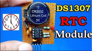 How To Make DS1307 RTC Module | DIY RTC Module | How To Make RTC Module For Arduino| REAL TIME CLOCK