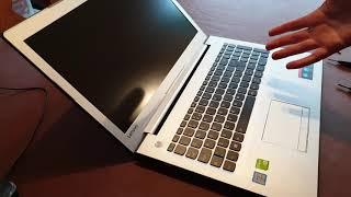 How to access the BIOS on a Lenovo Ideapad 510 - Get a paperclip! 