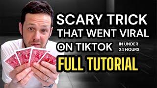 Viral Card Trick That FREAKS PEOPLE OUT (Tutorial) Easy to do and POWERFUL Impromptu Magic