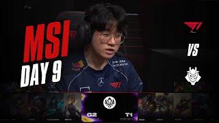 T1 vs G2 Bo5 |  MainEvent Day 9 | TheRock7 Co-Stream vod | Msi 2024