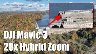 DJI Mavic 3 28x hybrid zoom capability