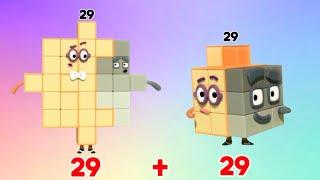 NUMBERBLOCKS ADDING TWO SAME ODD NUMBERS | LEARN TO ADD AND COUNT | hello george