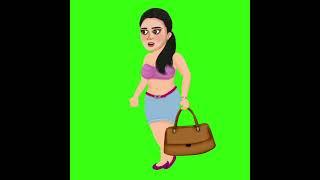 New Cartoon Animation Video/ Green Screen Video/ Cartoon Cnimation# Status Green Screen Video?