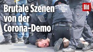 Corona-Demo in Berlin: Wegen diesem Video ermittelt jetzt die Polizei