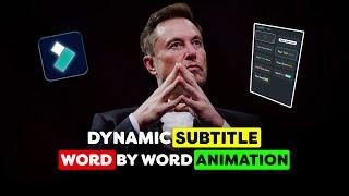 Animated Subtitles & Text in Filmora (Easy Tutorial)