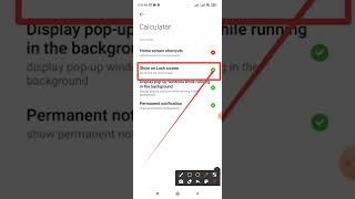 How to fix calculator Apps Show on lock screen problem solving | Android Phone