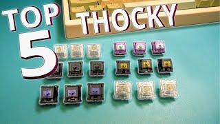 Top 5 Thockiest Switches