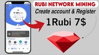 Rubi Network Account create   | Rubi Mining app | Rubi Network new update