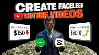 How to Create Faceless YouTube Videos with AI & CapCut | Earn Money with YouTube Automation & Fiverr