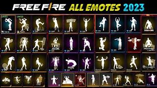 Free Fire All Emotes | All Emotes Collection In Free Fire | Free Fire All Emotes 2017 To 2023 Video