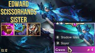 Gwen is a absolute insane unit and gives me a game of games | tft set 9 ranked |