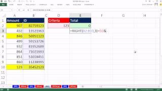 Excel Magic Trick 992 Partial Text Criteria for a Number, SUMIF Won't Work (nowtelugu.com)