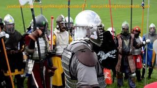 SCA Melee Combat at Aethelmeark War Practice 2018 - Capture the Flag!