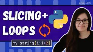 Python String Slicing Examples with For Loops | Tutorial