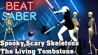 Beat Saber - Spooky Scary Skeletons - The Living Tombstone (custom song) | FC