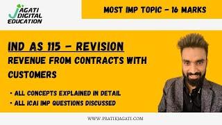 Ind As 115 Revision - In Detailed with Questions | Revenue from Contracts with Customers | CA Final