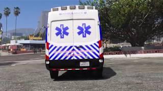 Grand Theft Auto 5 - 2012 Ford Transit Ambulance Final Release