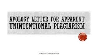 How to Write an Apology Letter for Unintentional Plagiarism