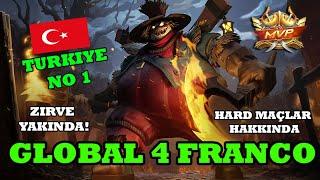 GLOBAL 4 FRANCO! ZİRVE ÇOK YAKIN! - GFM #12 - Mobile Legends Franco