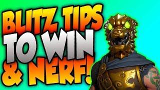 *NEW* Blitz Game Mode NERFED!  Tips To Win A Game In Blitz - Fortnite Battle Royale LTM Blitz!