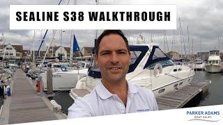 2004 Sealine S38 Walkthrough Video with NEW 2018 D4 Engines - Priced at £134,995 from Parker Adams