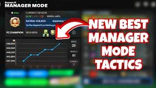 NEW BEST MANAGER MODE TACTICS IN FC MOBILE