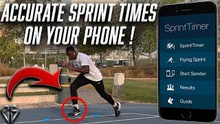 How To Time Sprints By Yourself ACCURATELY! | Sprint Timer - Photo Finish App Review