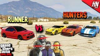 BABY DRIVER GTA 5 ManHunt!