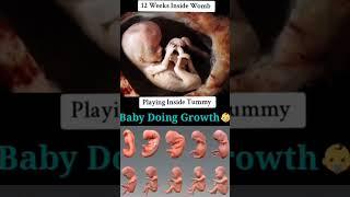 Lovely to see baby playing in mother womb