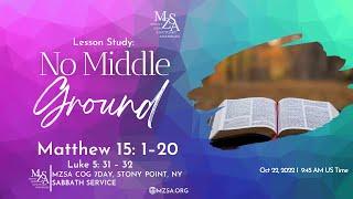 MZSA COG 7DAY STONY POINT, NY SABBATH SERVICE 10/22/22