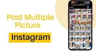 How to post multiple pictures on instagram story