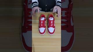 Unboxing Nike Dunk Low SP University Red CU1727-100 show.#unboxing #dunk