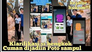 Klarifikasi foto dan videonya yang viral dimedia sosial si bengkok! video viral Facebook!!