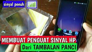 Cara membuat PENGUAT SINYAL HP menggunakan Tambalan Panci