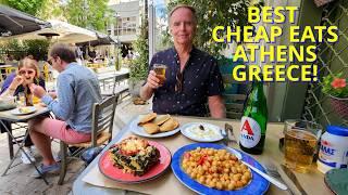 Athens Cheap Eats Food Tour! Best Budget Friendly Options in Athens, Greece!
