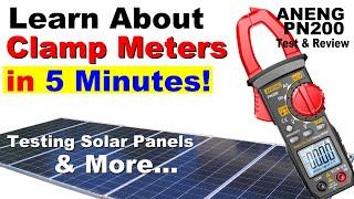 Clamp Meter Basics in 5 Minutes! For DIY Solar Power & More - affordable and accurate #review