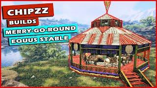 Ark: How To Build A Merry-Go-Round | Equus Stable | No Clip Enabled | Building Tutorial