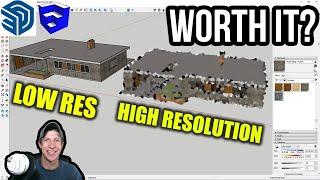 High Resolution Textures in SketchUp - WORTH IT?