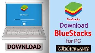 How to Download BlueStacks for Windows 7 8 10 11 || BlueStacks Download kaise kare | BlueStacks