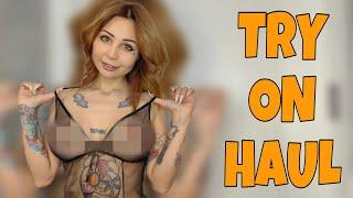 [4K] New TRANSPARENT Summer Lingerie Haul | Try On Haul 2024