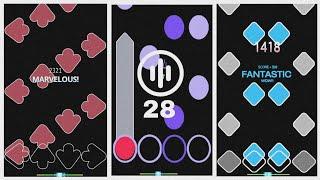 another 28 osu!mania skins I recommend (arrows, circles and bars)