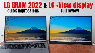 LG Gram 2022 impressions & +View display review