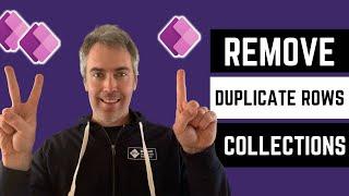 Power Apps Tip: Remove Duplicate Rows From A Collection (Works Every Time)